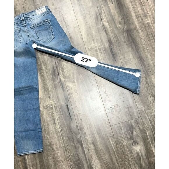 True Religion Women's Boyfriend Jeans Size 28 Blue Medium Wash Denim - Picture 9 of 9